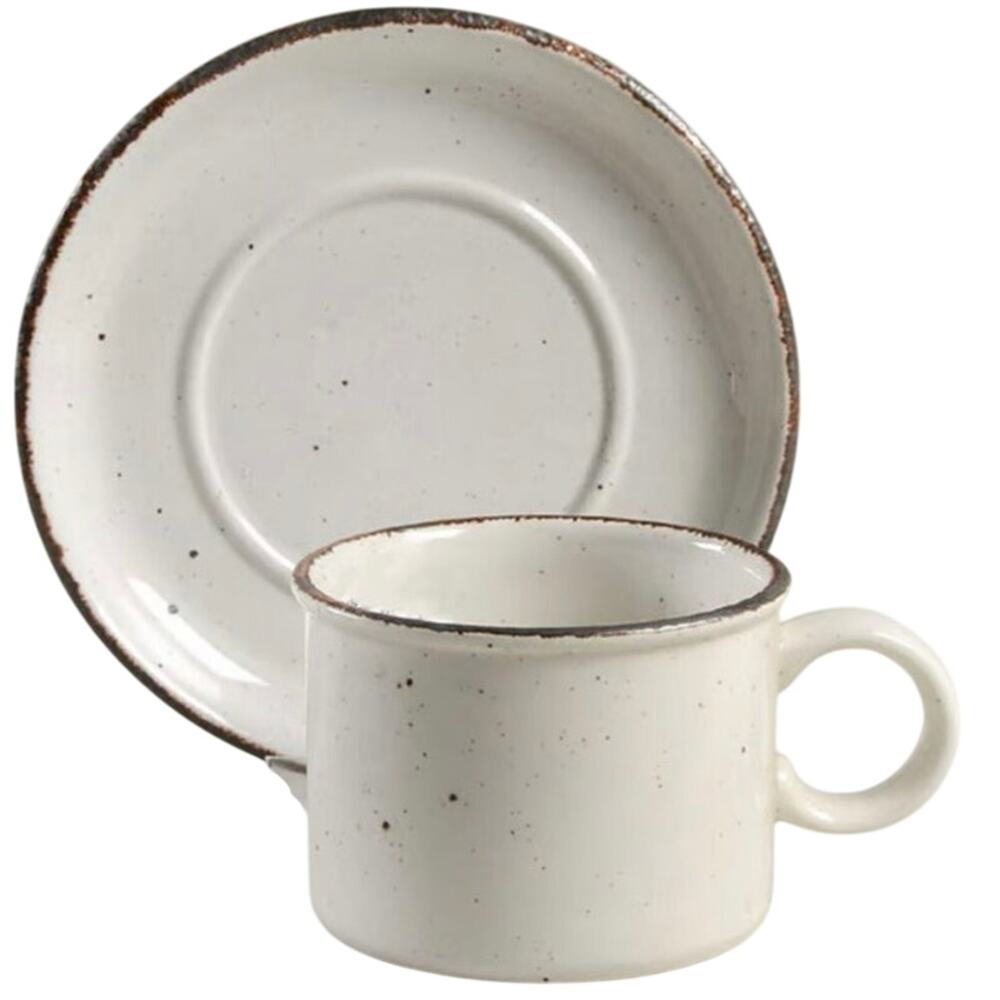 Stonehenge Midwinter Creation Vintage Flat Cup & Saucer 4 Sets